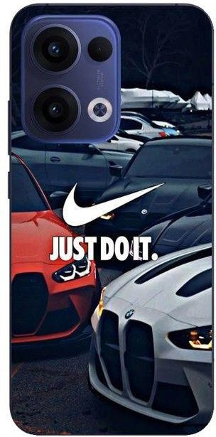 Maniecase Schutzhülle für Oppo Reno 13 5G in Schwarz mit BMW M und Nike Just Do It Design - Bild 1