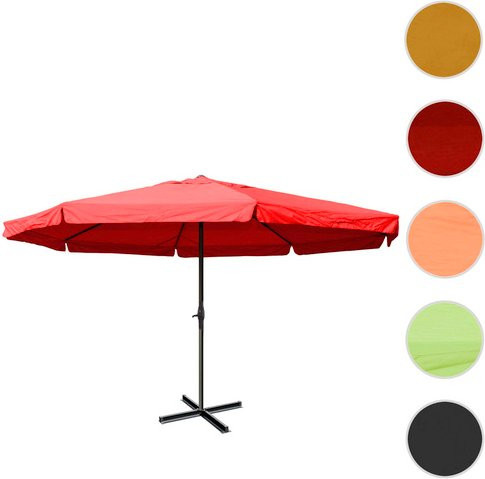 MVG Sonnenschirm MVG-HA003 in Rot mit 500 x 500 cm ohne Ständer - Bild 1