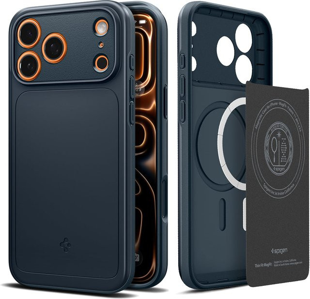 Spigen Thin Fit MagSafe Schutzhülle für Apple iPhone 18 Pro Max und iPhone 17 Pro Max in Blau ACS12108 - Bild 1