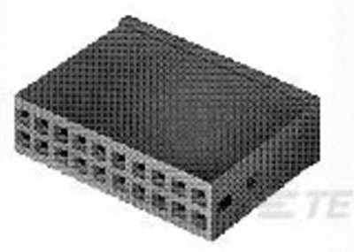 TE Connectivity Einbau-Buchsenleiste Standard 925369-9 in Schwarz und Grün aus Kunststoff - Bild 1