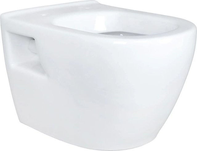 Aloni Wand-WC aus Keramik in Weiß B/T/H: 51,0 x 35,0 x 35,0 cm - Bild 1