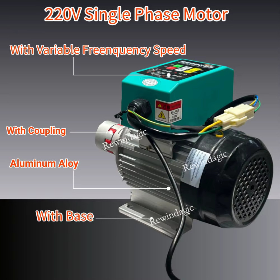 Einphasiges Stromversorgungssystem mit Permanentmagnet-Generator und VFD-Motor als Komplettset für Haushalt, Bauernhof oder Boot, 220V - Bild 3