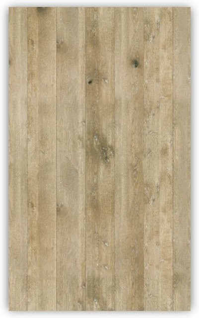 Walllux Duschrückwand Eiche Gekalkt in Holzoptik aus Alu-Verbund, B: 125 cm, H: 210 cm, Dicke: 3 mm - Bild 1