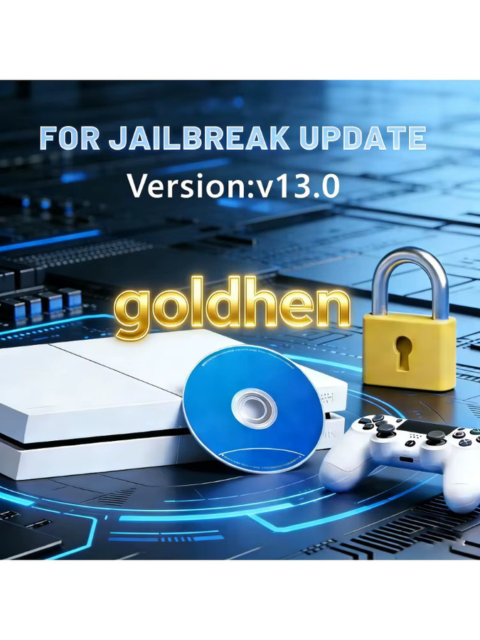 Goldhen Jailbreak Disc für PS4 Firmware 13.0 bis 13.52 mit 1-Click Boot für Backup Games und Homebrew - Bild 6