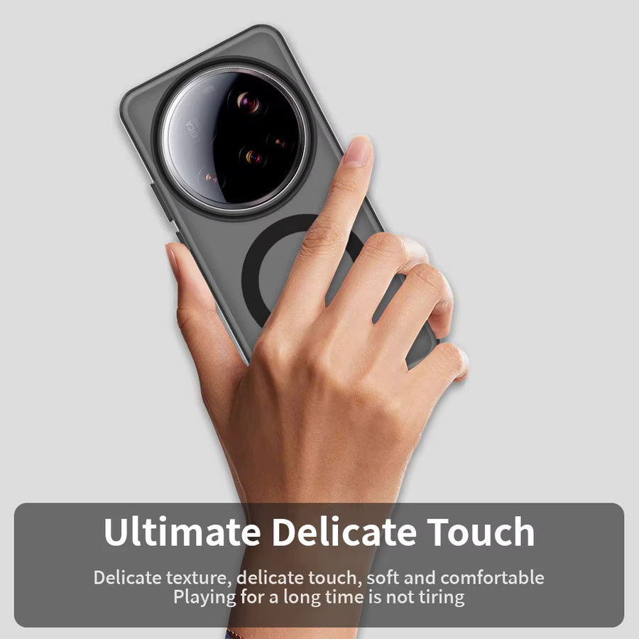 Panbon Magnetische MagSafe Schutzhülle für Xiaomi 15 Ultra in Schwarz oder Transparent - Bild 5
