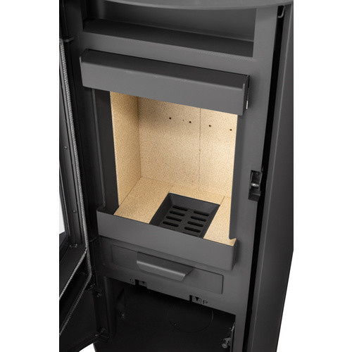 Justus Kaminofen Austin 5 aus Stahl in Schwarz mit 5 kW Leistung - Bild 3