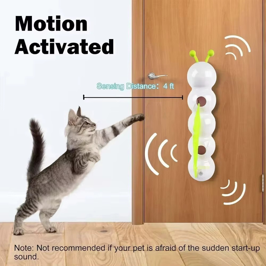 Homefish Intelligentes Sensor-Katzenspielzeug mit Saugnapf, elektrisch aufladbar - Bild 2
