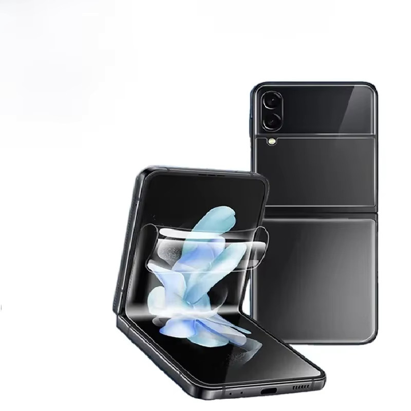 4 Stück Hydrogelfolie Displayschutzfolie für Samsung Galaxy Z Flip 5, 4 und 3 in Transparent - Bild 7