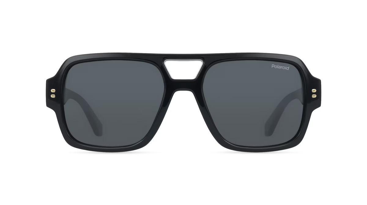 Polaroid PLD 6250/S/X Sonnenbrille Pilot, Vollrand, Kunststoff, Herren, schwarz, grau - Bild 1
