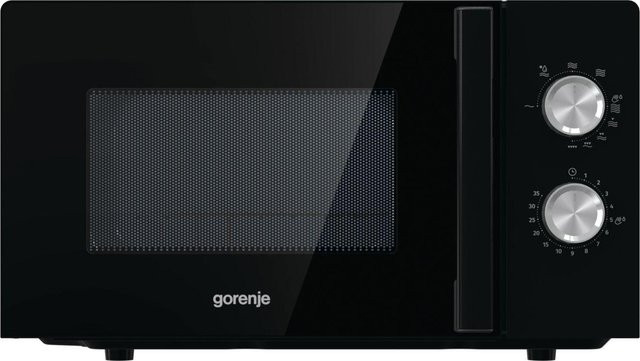 Gorenje Mikrowelle Kombi mit Grill MO20E2BH, Schwarz, 20 l - Bild 1
