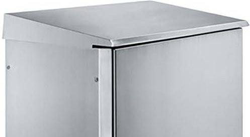 Schneider Electric Edelstahldach 304L mit Scotch Brite Oberfläche in Silber für Gehäuse B: 160 cm, T: 40 cm - Bild 1
