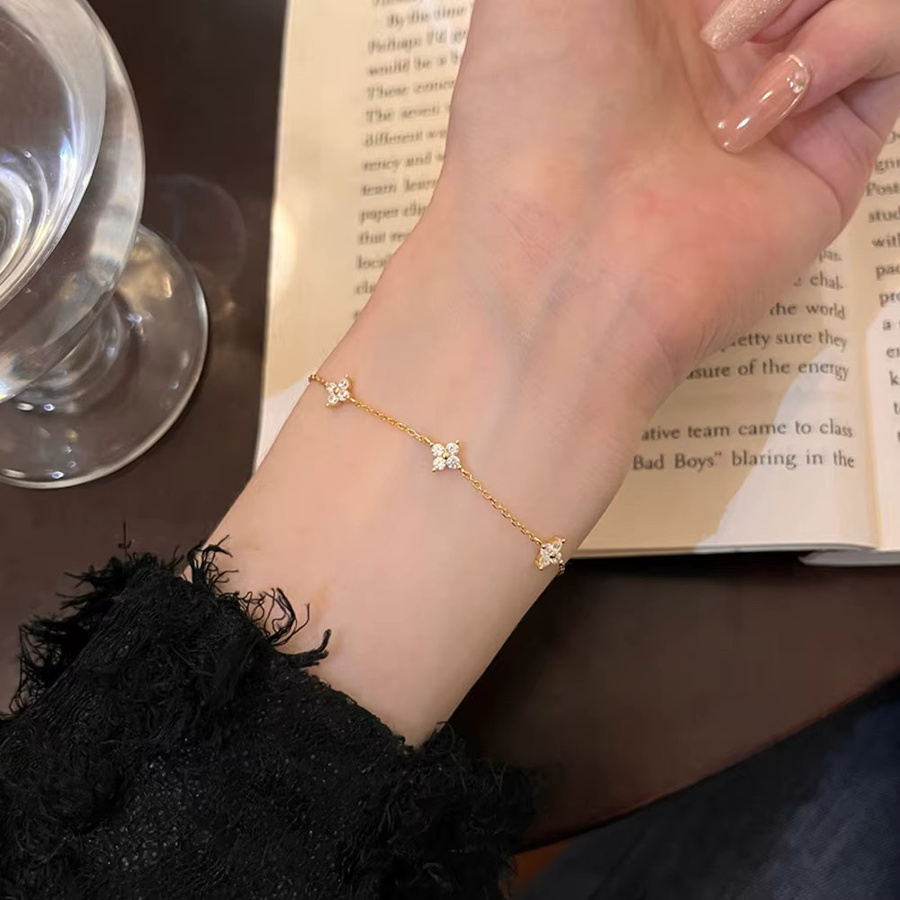 YUYAN Armband, 750 Gold, Zirkonia, Damen - Bild 2