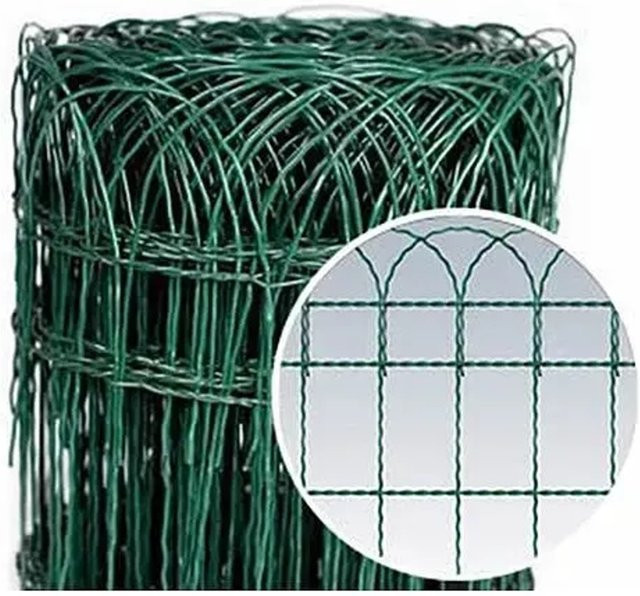 PROREGAL Drahtzaun Gardenet Drahtnetz aus PVC in Schwarz, Höhe: 65 cm, Länge: 25 m - Bild 1