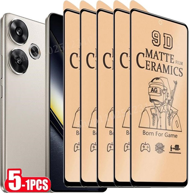 Matte Keramik-Displayschutzfolie für POCO F6 F5 F4 F3 M6 M5 M4 M3 Pro X6 X5 X4 X3 Pro C65 C40 - Bild 1