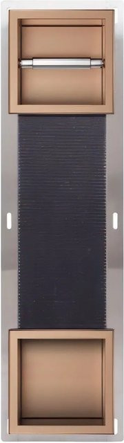 KOLMAN WC-Rollenhalter Unterputz in Kupfer, B/T/H: 74 x 20,8 x 14,7 cm - Bild 1
