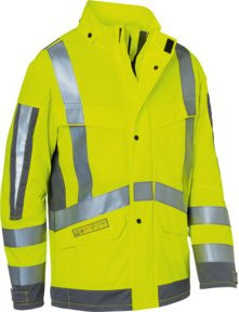 Kübler Workwear Wetterjacke PROTECTIQ HIGH VIS ARC2 PSA Klasse 3 in Warngelb/Anthrazit Größe XS - Bild 1