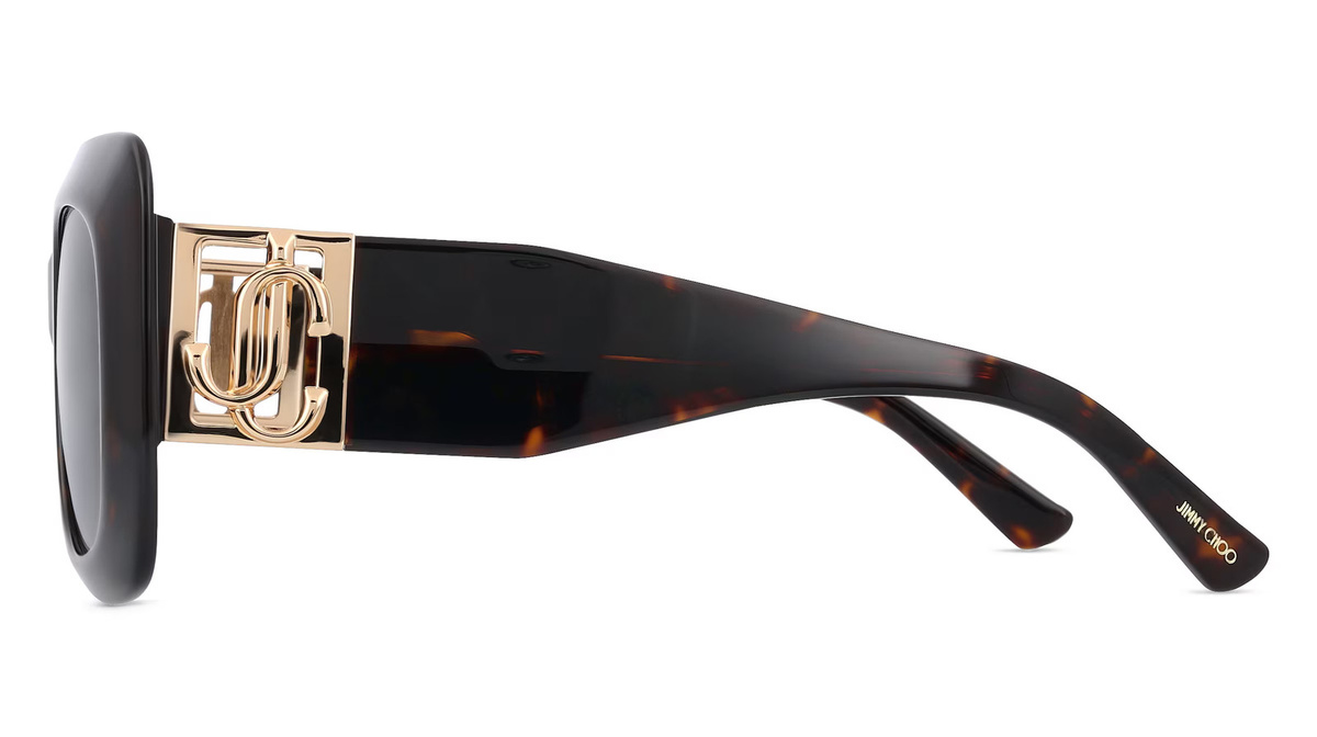 Jimmy Choo GAYA/S Sonnenbrille, Vollrand, Quadratisch, Acetat, braun, Damen - Bild 2