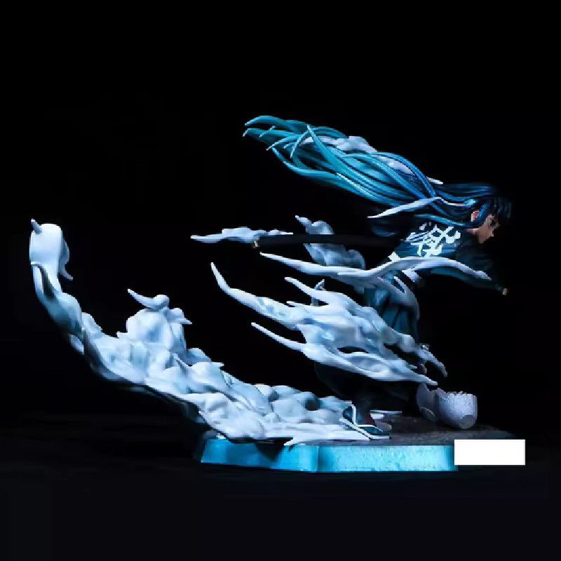 Bandai Demon Slayer Kimetsu no Yaiba Muichiro Tokito Mist Pillar Anime Figur in Battle Pose - Bild 3