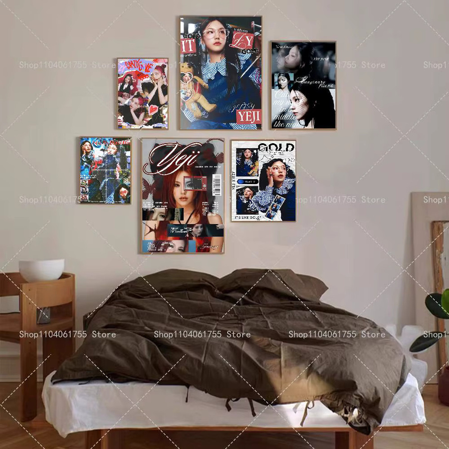 Singer Y-Yejis Poster selbstklebender wasserfester Kunstdruckaufkleber aus Papier in Mehrfarbig - Bild 2