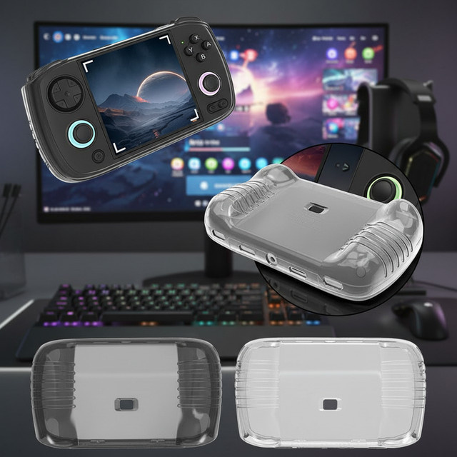 Anbernic RG Cube XX Stoßfeste TPU Schutzhülle für deine tragbare Spielkonsole in Transparent - Bild 1