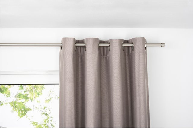 Ondeco Ösenschal Blickdicht, 1er Set, Farbe: Beige, B/H: 135 x 245 cm - Bild 1
