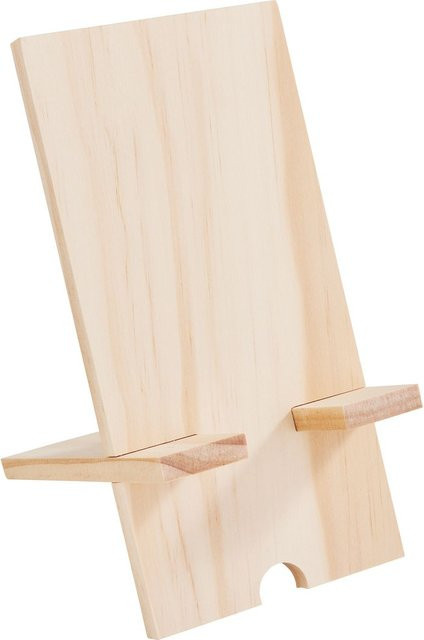 VBS Holz-Smartphonehalter in Beige - Bild 1