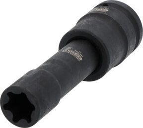 KS Tools 3/4 Zoll TX-E Kraft-Stecknuss E24 lang in Schwarz aus Chrom-Molybdän - Bild 2