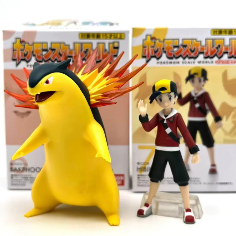 Bandai Pokemon Gold Typhlosion, Wobbuffet, Totodile, Togepi, Pichu, Anime-Figur, Maßstab 1:1 - Bild 4