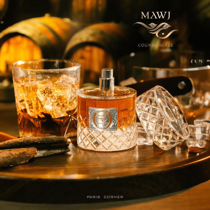 Paris Corner Mawj Cognac Blaze Eau de Parfum für Unisex, 100ml, Braun - Bild 5