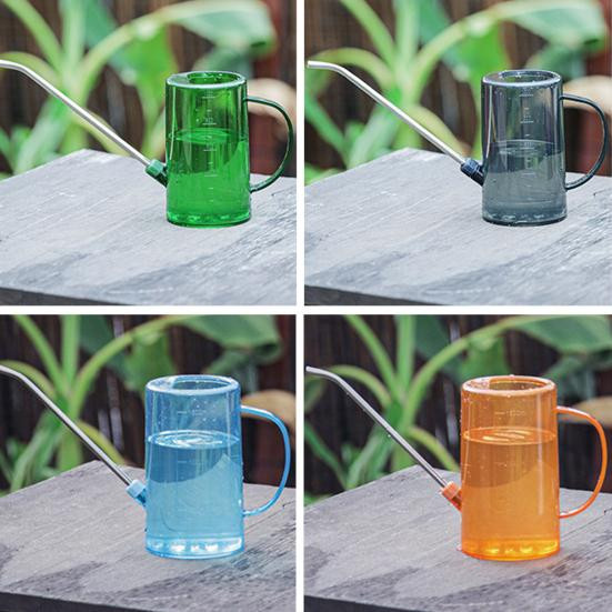 Hello Garden Gießkanne aus Edelstahl in Grau mit langem Auslauf, 1,5 l - Bild 3