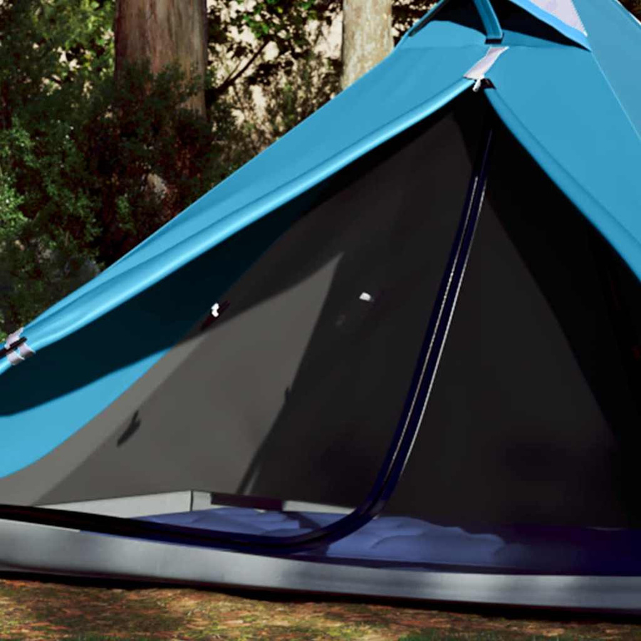vidaXL Tipi-Hängezelt für 1 Person, Blau, Wasserdicht - Bild 3