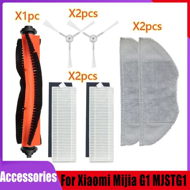 Xiaomi G1 MJSTG1 Zubehör-Set mit HEPA-Filter, Hauptbürste, Seitenbürste und Mopp für Roboterstaubsauger - Bild 1