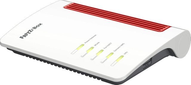 AVM FRITZ!Box 4630 WiFi 7 Router in Weiß mit Ethernet/LAN und 3.0 GHz Leistung - Bild 1