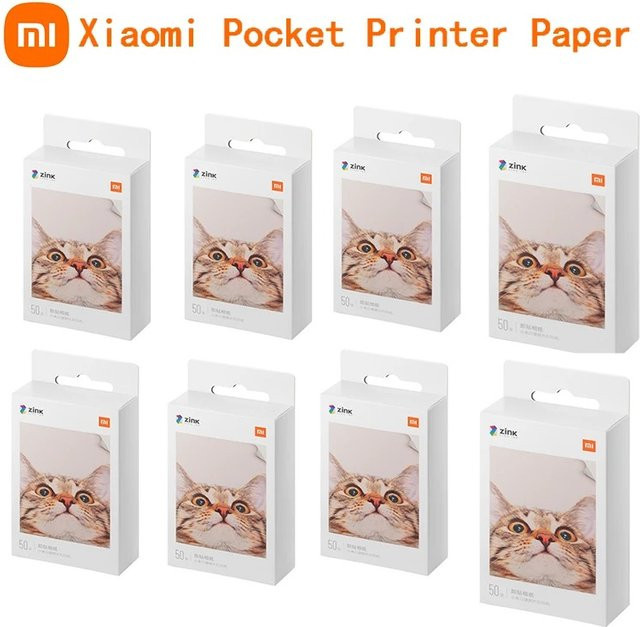 Xiaomi ZINK Pocket Druckerpapier Selbstklebend für 3 Zoll Mini-Drucker, Weiß - Bild 1