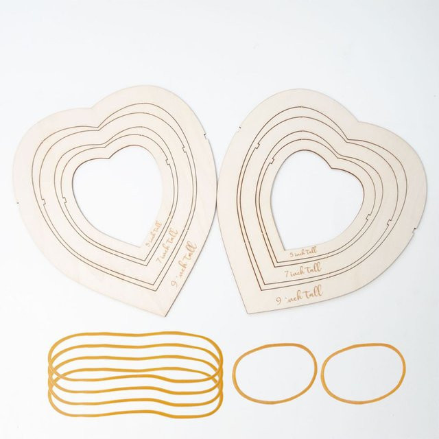 3-teiliges Makramee-Schneideform-Set aus Holz in Beige für deine DIY-Bastelprojekte und Armband-Herstellung - Bild 1