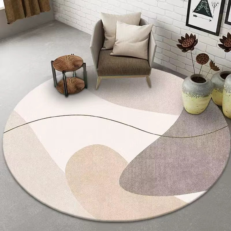 Vikama Christmas Series Runder Teppich in Multicolour, schmutzabweisend und modern, Durchmesser: 80 cm - Bild 2
