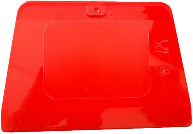 Scaritech Teigabstecher Cookie Cutter in Trapezform, eckiges kleines Modell, Orange und Rot, 50 Stück Packung, Breite: 13,5 cm, Tiefe: 10 cm - Bild 1