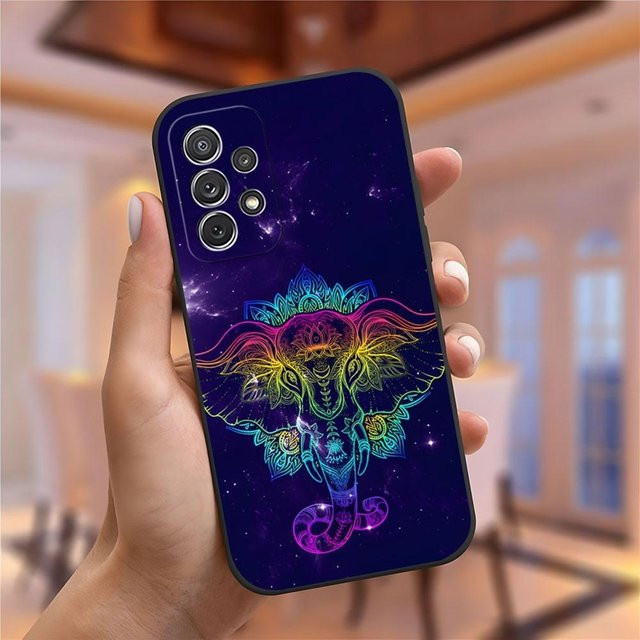 Mandala Chakra Yoga Handyhülle für Samsung Galaxy S23 Ultra S24 S22 S21 S20 FE Plus A54 A34 A16 A53 A13 in Multicolour - Bild 1
