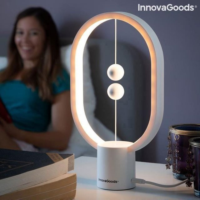 Magilum LED Tischlampe von INNOVAGOODS mit Magnetschalter in Schwarz und warmweißem Licht - Bild 1