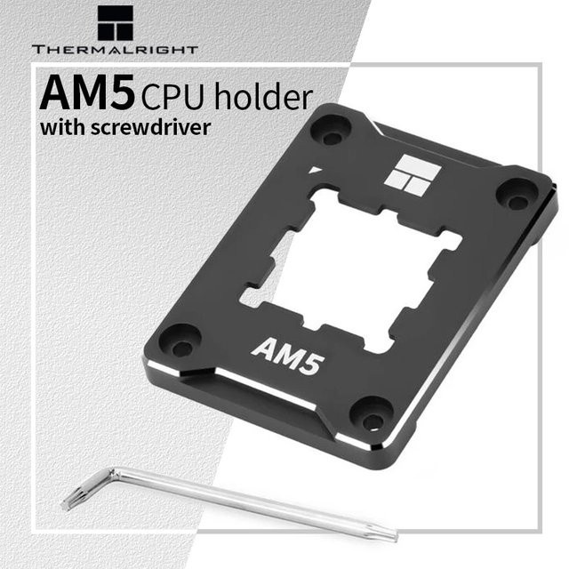 Thermalright AM5 CPU Contact Frame BCF zur CPU-Biegekorrektur aus CNC-Aluminiumlegierung in Schwarz inklusive Schraubendreher - Bild 1