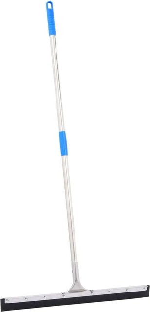 vidaXL Bodenabzieher mit Stiel aus Stahl und Gummi, B: 55 cm, H: 122,5 cm - Bild 1