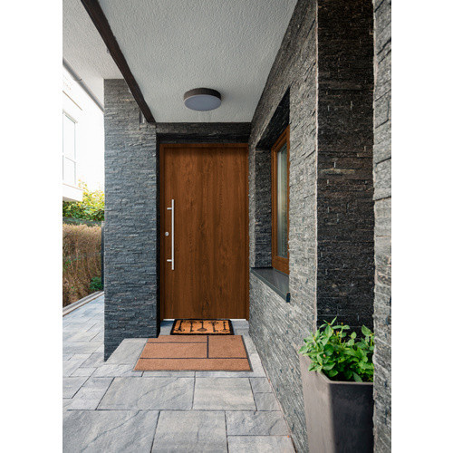Splendoor Haustür PATRAS Prime aus Aluminium in Nussbaum-Braun, Höhe: 210,0 cm, Breite: 100,0 cm, Tiefe: 58,0 cm - Bild 2