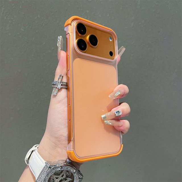 Stoßfeste und ultradünne Handyhülle für iPhone 17 Pro Max 16 Plus 15 14 13 12 in Transparent oder Schwarz mit mattiertem Finish und rahmenlosem Design - Bild 1