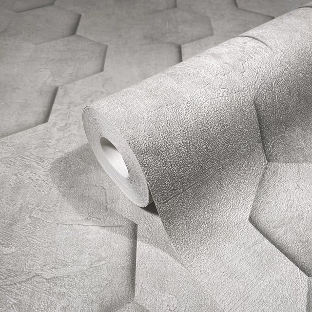 Marburg Vliestapete Modern Geometric in Greige Beige Grau FSC-zertifiziert - Bild 1