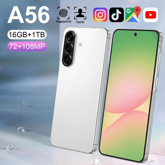 Krusen A56 Smartphone Gold mit 7,3 Zoll Display und 16 GB RAM + 1 TB Speicher Android - Bild 1