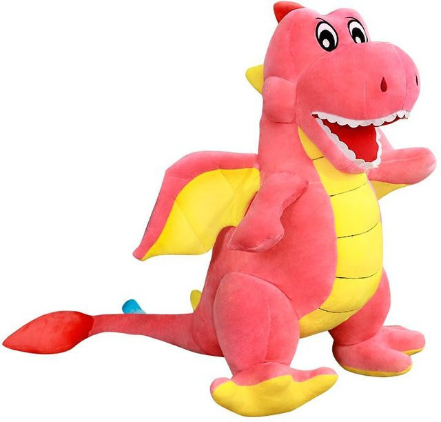BC Pet Supplies Dinosaurier Plüschtier, Tyrannosaurus Puppe, rosa, 75cm - Bild 1