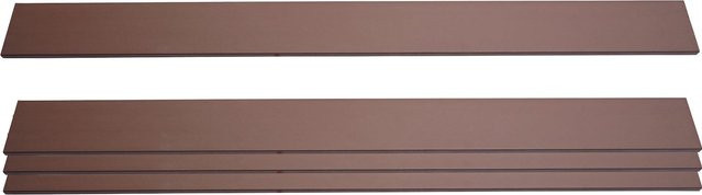 4er Set WPC-Sichtschutzlatten Savoie Windschutz Bretter Braun, Höhe: 180 cm - Bild 1