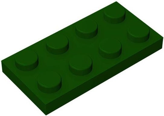 Yiran toy 3020 2x4 Platte Bausteine Set, 10-teiliges Set, ab 6 Jahren
