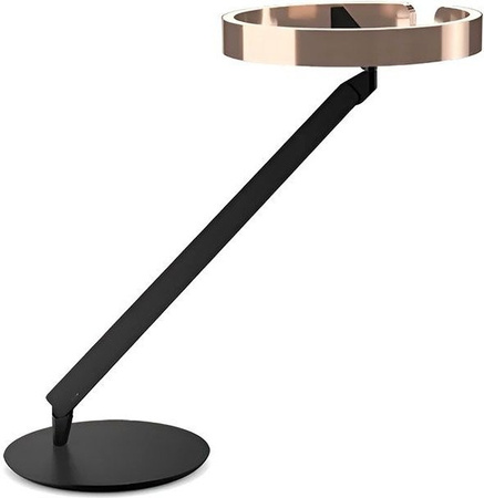 Occhio Gioia LED-Tischleuchte in Schwarz Matt und Rose Gold, dimmbar und verstellbar