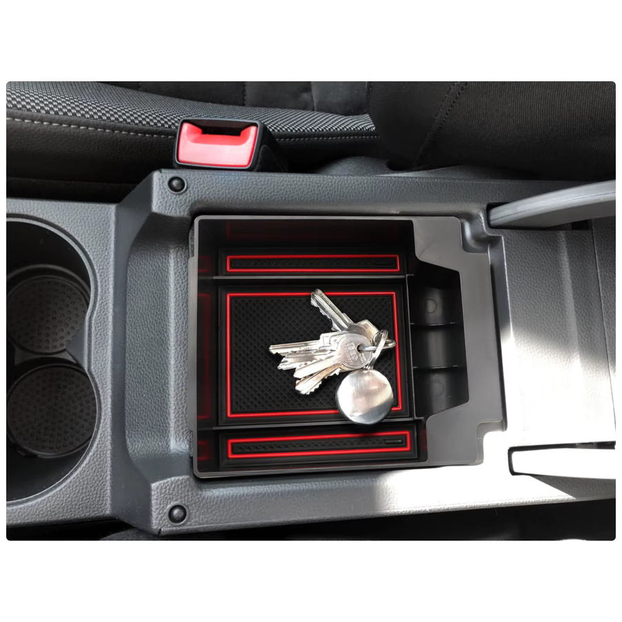 RUIYA Armlehnen-Ablagebox für Seat Ateca 2017-2025, Mittelarmlehnen-Organizer in Schwarz - Bild 3